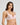 Model wears Damask Contour Bra in PALE LILAC. On body side view