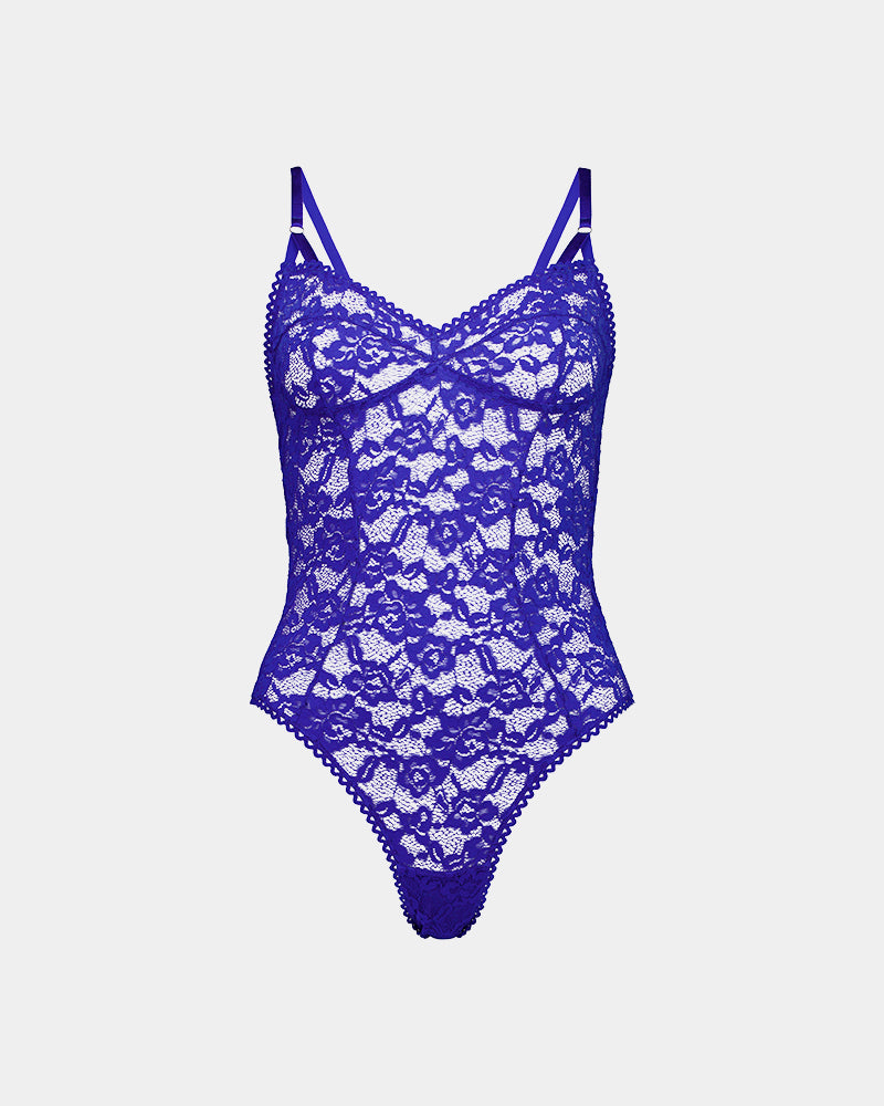 Leonie Bodysuit in SURF THE WEB. Flat lay front view