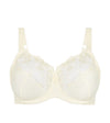 Violet Underwire Bra in ANTIQUE WHITE. Flat lay front view