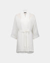 Eros Robe in SUGAR. Flat lay front view