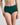 Model wears Body Cotton Full Brief in RAIN FOREST. On body front view