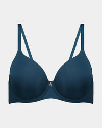 Sculpt Contour Bra in REFLECTING POND. Flat lay front view