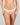 Model wears Dekota Devine Bikini in SUGAR. On body front view