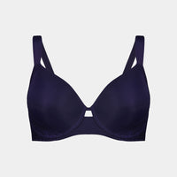 Eloise Contour Bra in ECLIPSE. Flat lay front view
