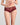 Model wears My Fit Lace Brazilian in WINDSOR WINE. On body front view