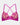Heritage Bloom Push Up Front Opening Bra in FANTASY FUCHSIA. Flat lay front view