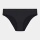 Seamless Bikini in BLACK. Flat lay front view