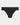 Captivate Me Bikini in BLACK. Flat lay front view