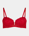 Adoration Contour Bra in SALSA. Flat lay front view