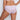 Model wears Alice Midi in ORCHID PETAL. On body back view