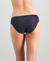 Model wears Yvette Bikini in NAVY BLAZER. On body back view