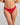 Model wears Sofia Bikini in SALSA. On body front view