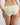 Model wears Embrace Bikini in TRANSPARENT YELLOW. On body back view