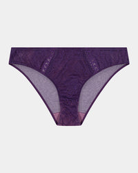 Only Mine Bikini in PURPLE VELVET. Flat lay front view
