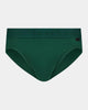 Bamboo Mens Brief in RAIN FOREST. Flat lay front view