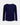 Relaxed Rib Long Sleeve Pj Top in NAVY BLAZER. Flat lay front view