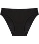 Freestyle Bikini in BLACK. Flat lay front view