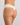 Daily Micro Thong in TRANSPARENT YELLOW. Flat lay back view