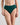 Model wears Body Cotton High Cut Brief in RAIN FOREST. On body front view