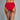 Model wears Body Cotton High Cut Brief Twin Pack in SALSA/DARK SAPPHIRE. On body back view