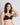 Model wears Chloe Contour Bra in BLACK. On body front view