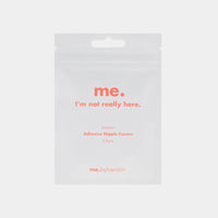 Model wears Adhesive Nipple Cover (x5) in Nude. On body front view