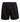 Cotton Basics Mens Trunk in BLACK. Flat lay front view