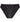 Yvette Bikini in BLACK. Flat lay front view