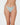 Model wears Clemence Thong in SLATE. On body front view