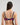 Model wears Wild Violet Underwire Bra in JAZZY FLORAL PRINT. On body back view