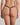 Model wears Adaline Thong in BLACK FLORAL PRINT. On body back view