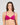 Model wears Stripe Elastic & Papertouch Push Up Bra in FANTASY FUCHSIA. On body front view