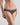 Model wears Seamless Jacquard Bikini in LEOPARD LOVER. On body side view