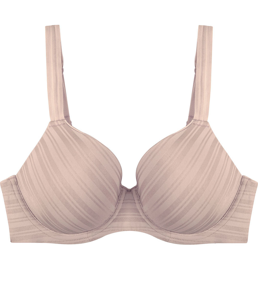 Rita Contour Bra in LATTE. Flat lay front view