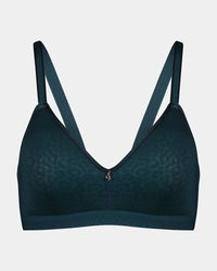 Perfectly Considered Wire Free Bra in PONDEROSA PINE. Flat lay front view
