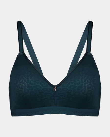 Perfectly Considered Wire Free Bra in PONDEROSA PINE. Flat lay front view