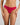 Model wears Extra-Ordinary Thong in JAZZY. On body front view