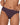Model wears Body Cotton Bikini in PLUM PERFECT. On body front view