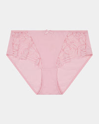 Alison Midi in ICY PINK. Flat lay front view