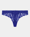 Sofia Thong in DAZZLING BLUE. Flat lay front view