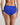 Model wears Seamless Soft Full Brief in DAZZLING BLUE. On body back view