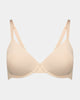 Comfit Collection Contour Bra in LATTE. Flat lay front view
