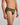 Bamboo Mens Brief in DARK OLIVE. Flat lay back view