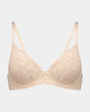 Embrace Contour Bra in LATTE. Flat lay front view