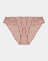 Yvette Bikini in MOCHA. Flat lay front view