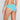 Model wears Perfectly Shapely Bikini in SCUBA BLUE. On body back view