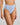 Model wears Body Cotton High Cut Brief in SKYWAY. On body side view
