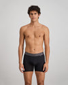 Everyday Active Mens Long Trunk in BLACK. Feature shot