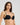 Model wears Infinity Multiway Convertible Bra in BLACK. On body side view