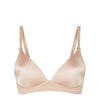 Bendon Body Wire Free Bra in LATTE. Flat lay front view